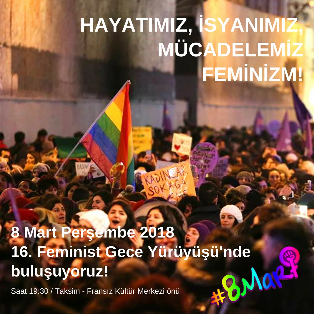 2018 Feminist Gece Yuruyusu Cagri Gorsel Kare