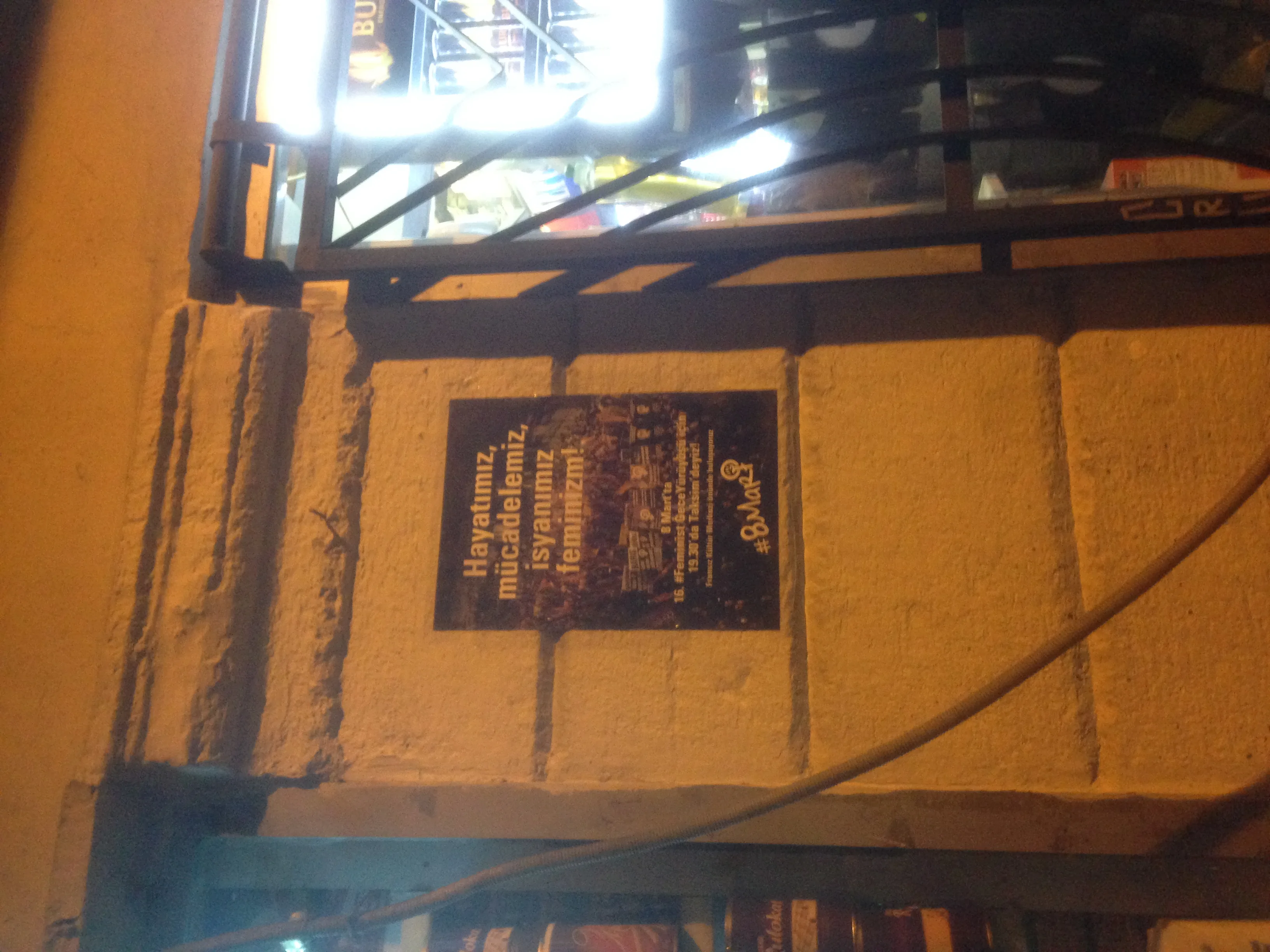 2018 Feminist Gece Yuruyusu Afisleme 2