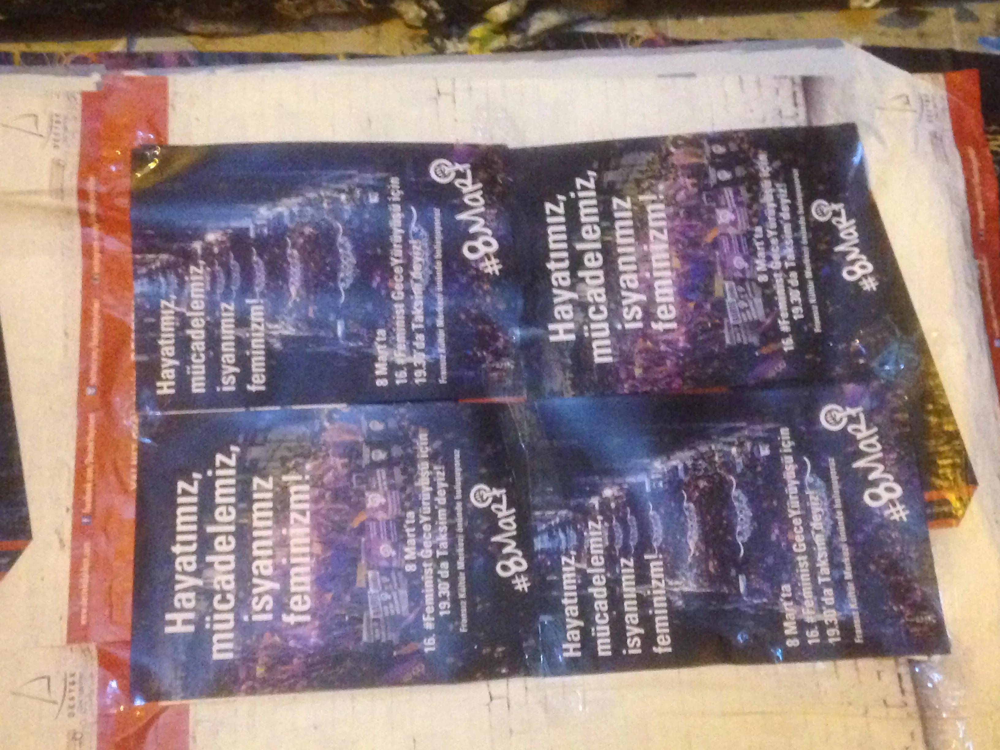 2018 Feminist Gece Yuruyusu Afisleme 4