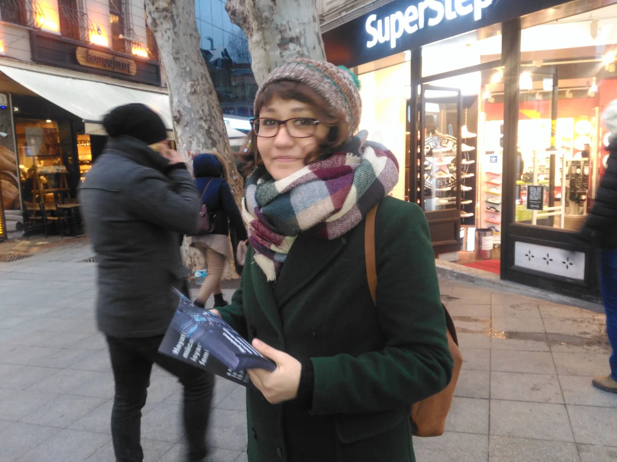 2018 Feminist Gece Yuruyusu Bildiri Dagitimi