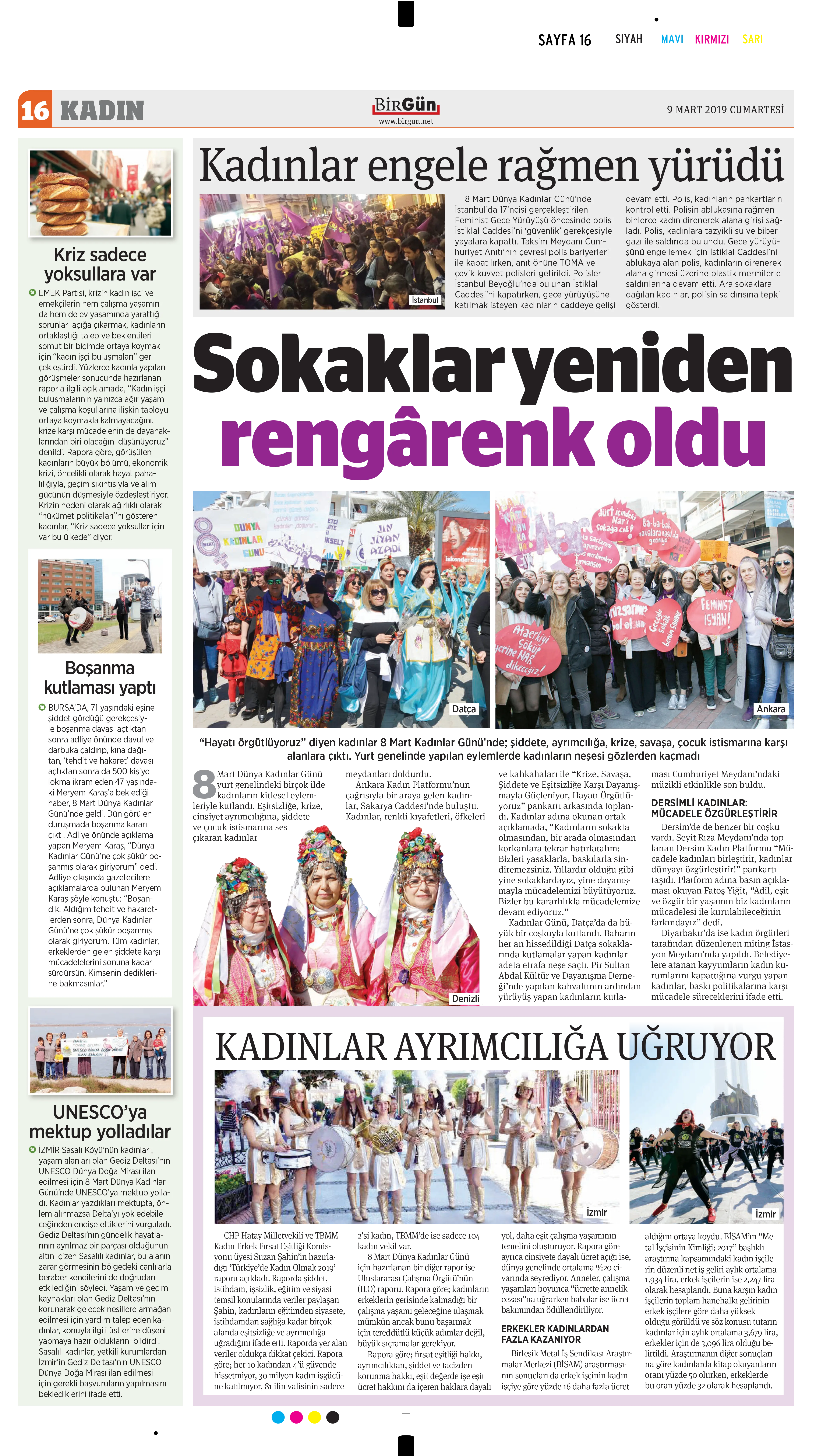 2019 Kadinlar Engele Ragmen Yurudu Birgun