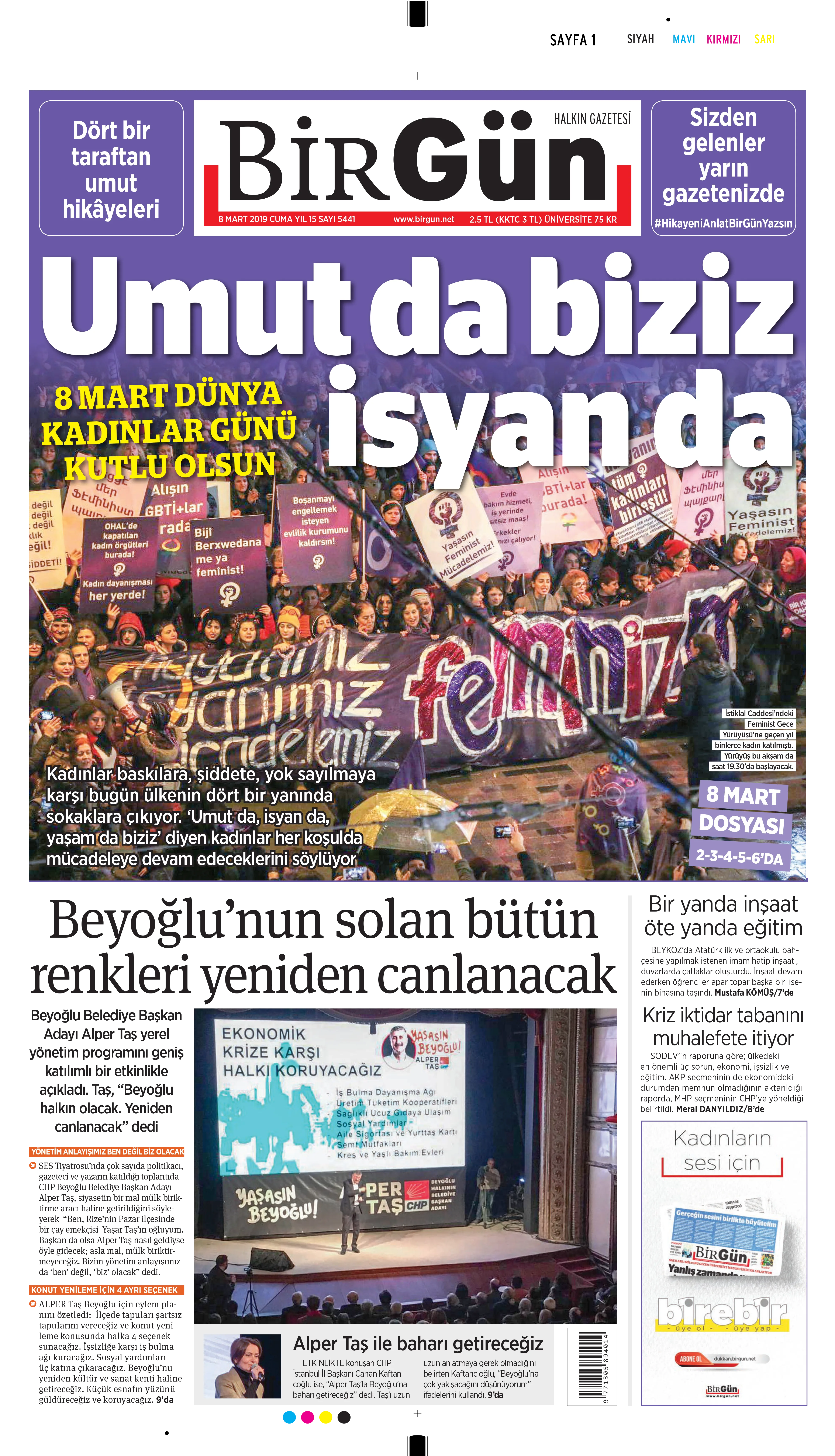 2019 Umut Da Biziz Isyan Da Birgun