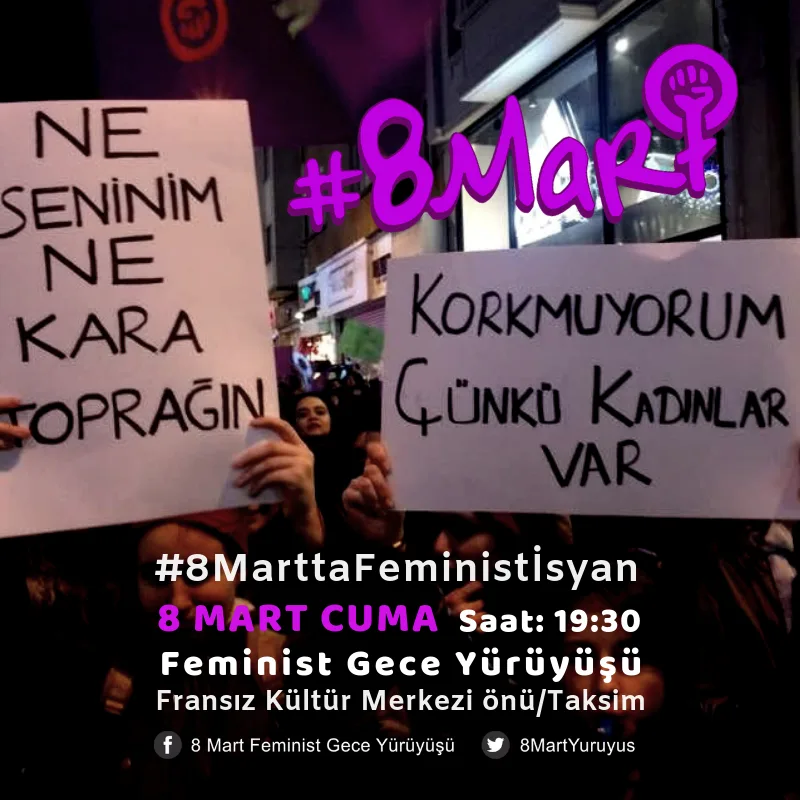 2019 Feminist Gece Yuruyusu Sosyal Medya Eylemi 11