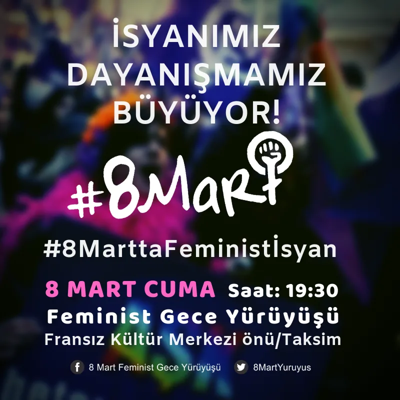 2019 Feminist Gece Yuruyusu Sosyal Medya Eylemi 2